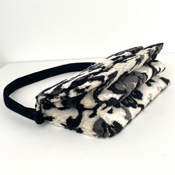 Elegant Black and White Satchel MINI - Picture 5 of 9